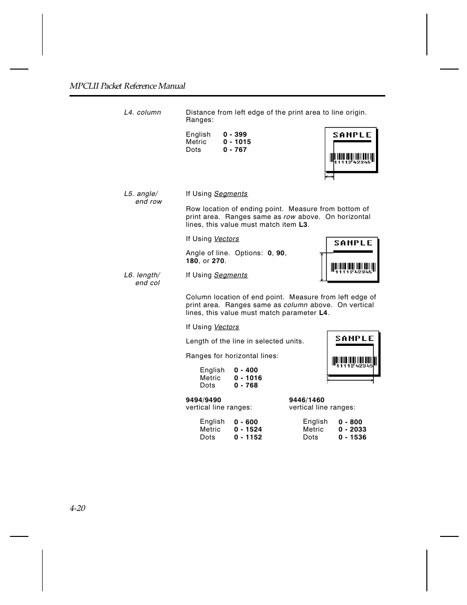 Paxar Monarch TCMPCL2PR User Manual | Page 72 / 217