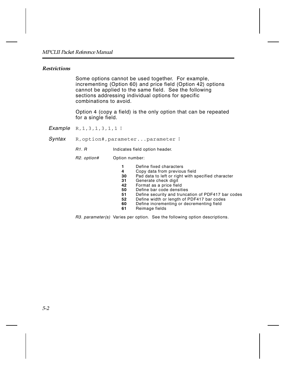 Paxar Monarch TCMPCL2PR User Manual | Page 78 / 217