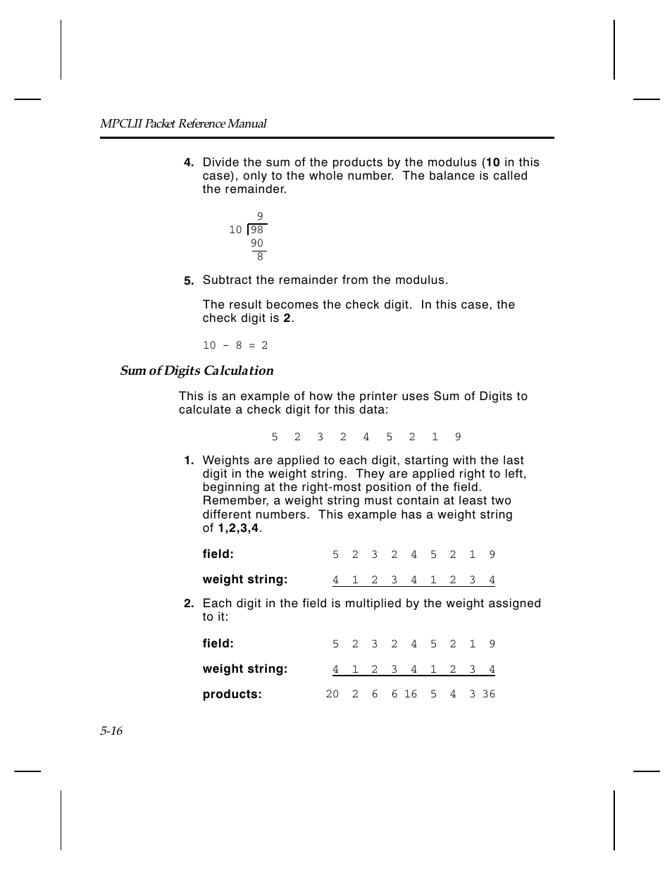 Paxar Monarch TCMPCL2PR User Manual | Page 92 / 217