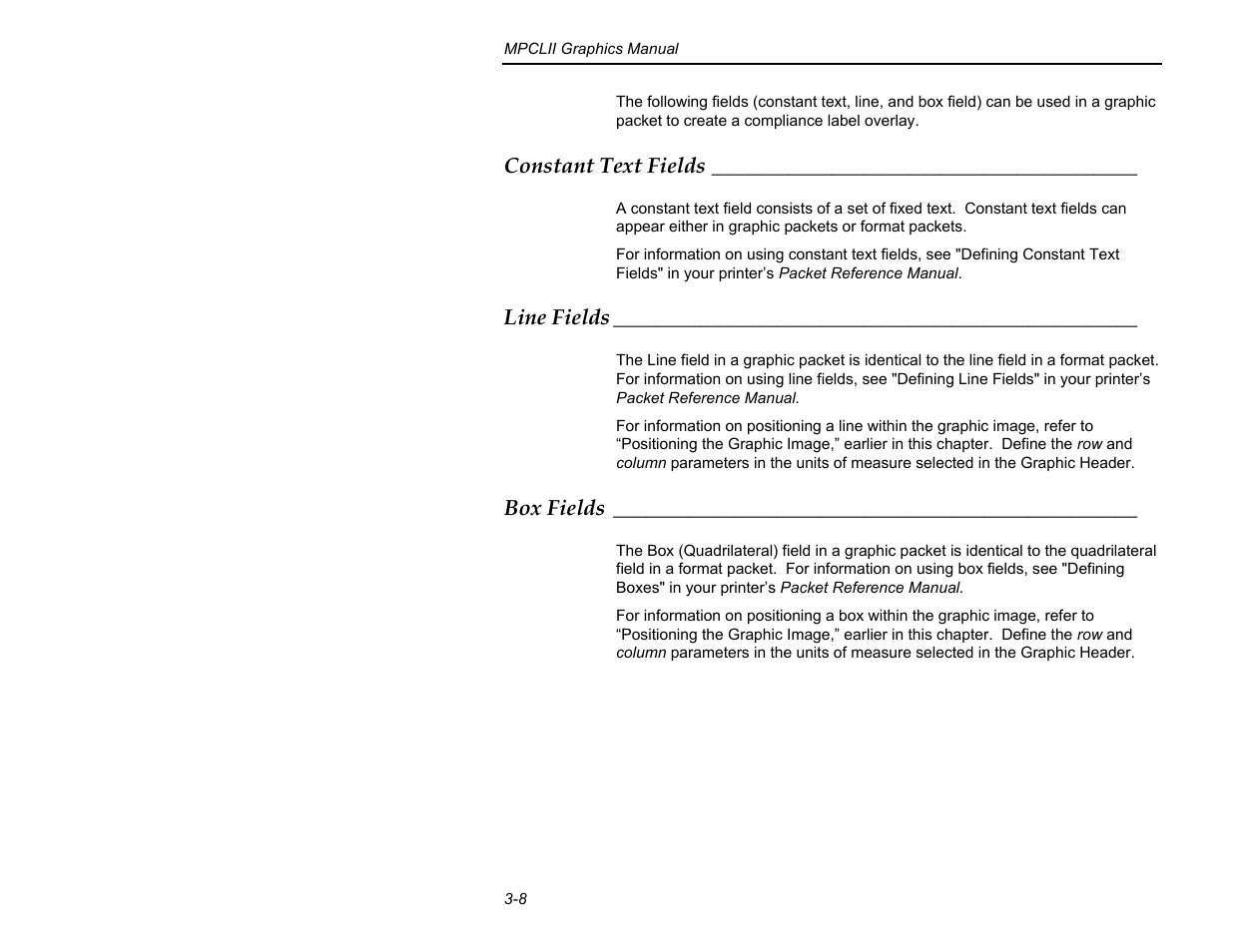 Paxar MPCL II User Manual | Page 26 / 48