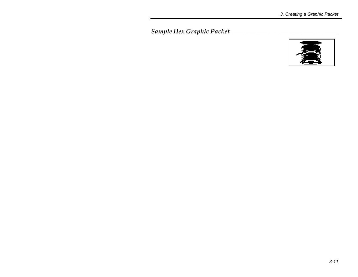 Sample hex graphic packet | Paxar MPCL II User Manual | Page 29 / 48