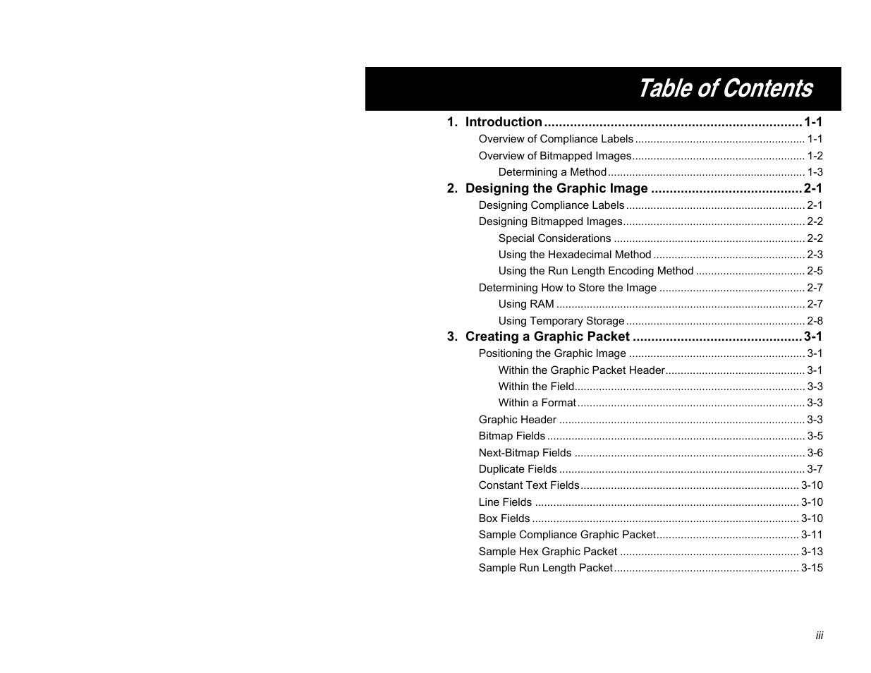 Paxar MPCL II User Manual | Page 5 / 48