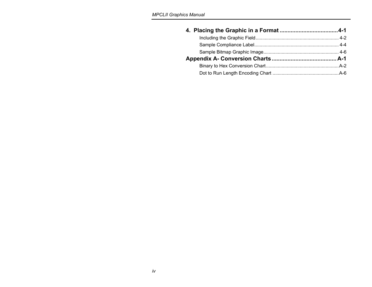Paxar MPCL II User Manual | Page 6 / 48