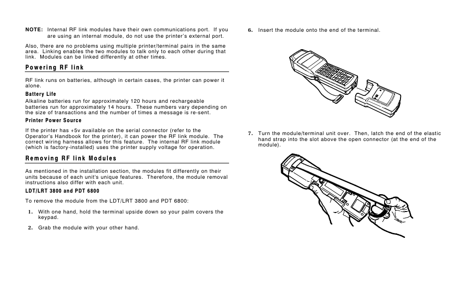 Paxar Monarch RF Link 7400 User Manual | Page 5 / 16