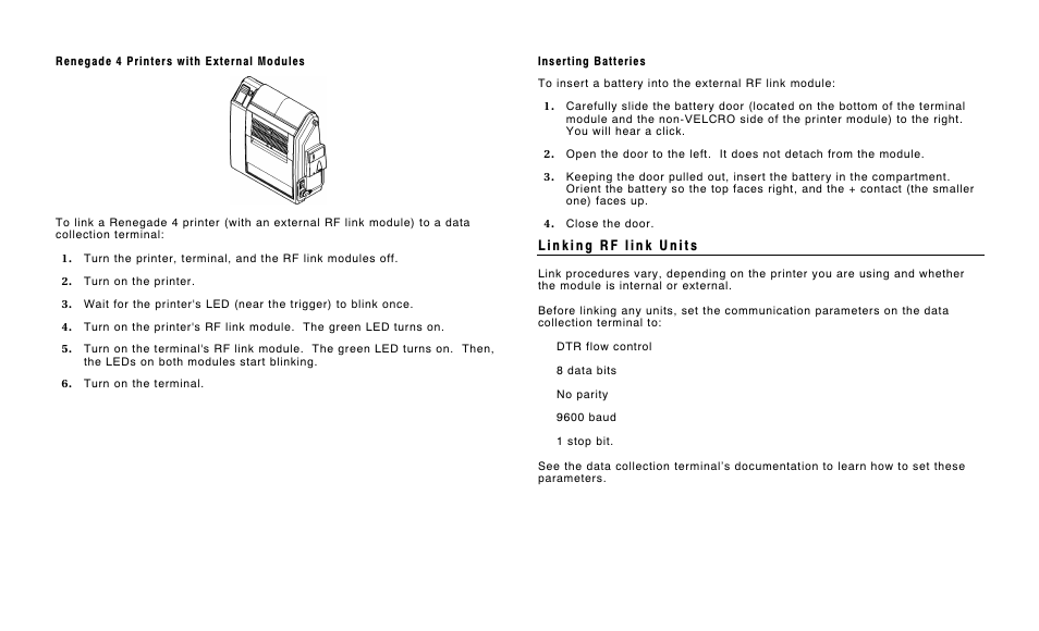 Paxar Monarch RF Link 7400 User Manual | Page 7 / 16