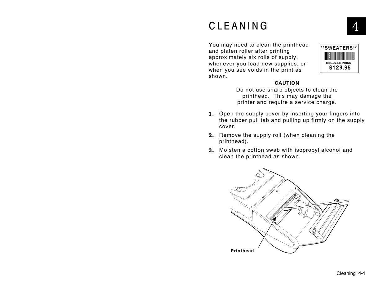 Paxar Handi Print 6017 User Manual | Page 21 / 30