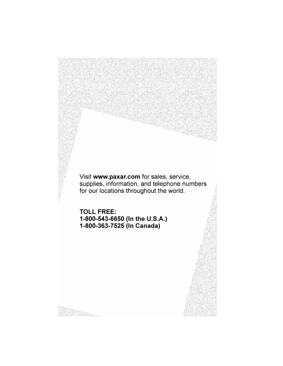 Paxar Handi Print 6017 User Manual | Page 30 / 30