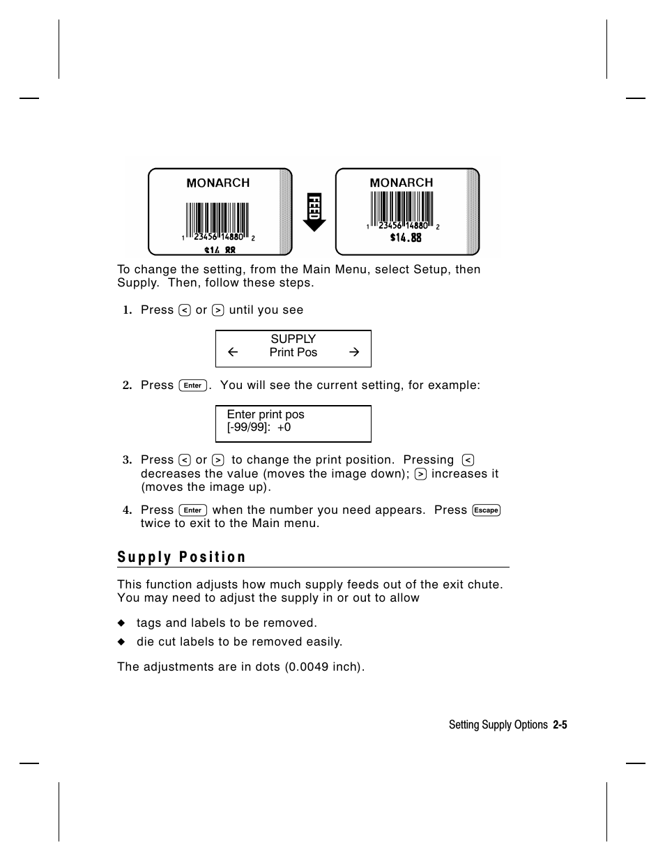 Paxar Monarch 917 User Manual | Page 17 / 82