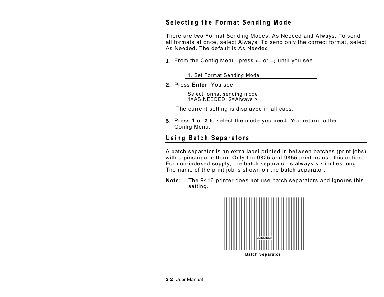 Paxar Model 9416 User Manual | Page 14 / 30