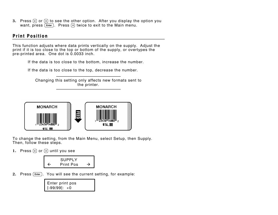 Paxar 9856 User Manual | Page 22 / 51