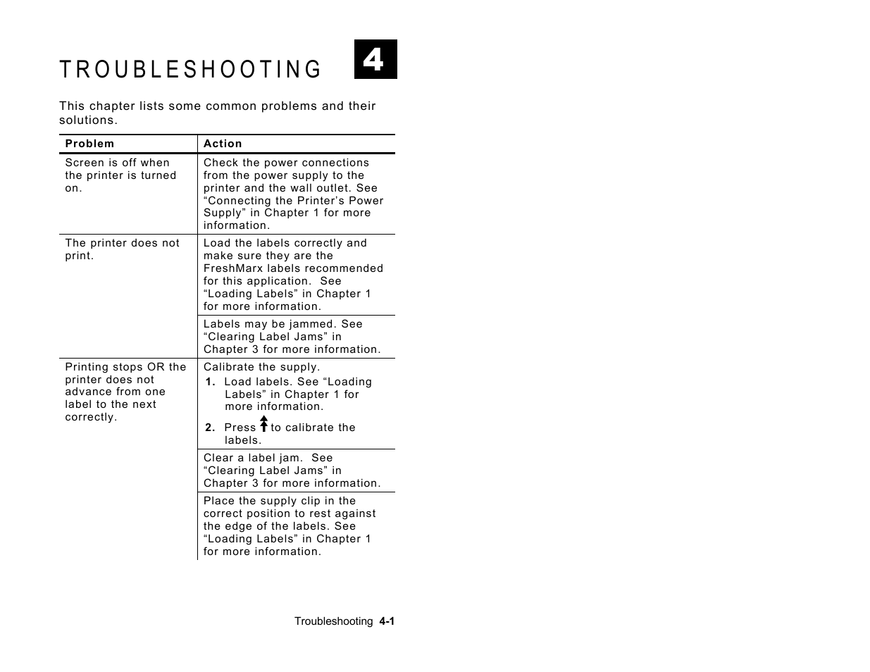 Paxar Freshmarx 9415 User Manual | Page 27 / 38