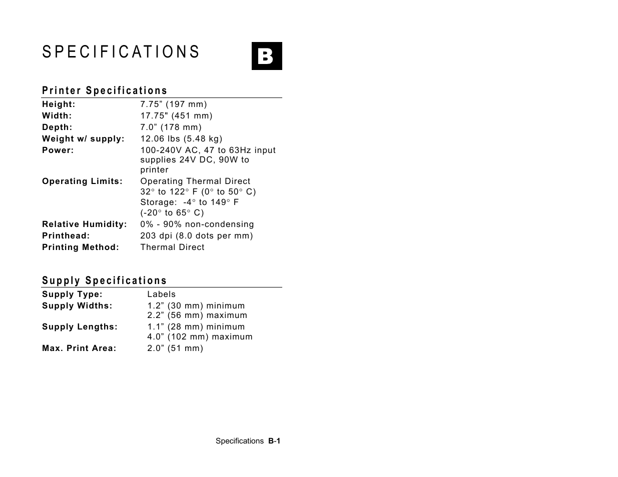 Paxar Freshmarx 9415 User Manual | Page 35 / 38