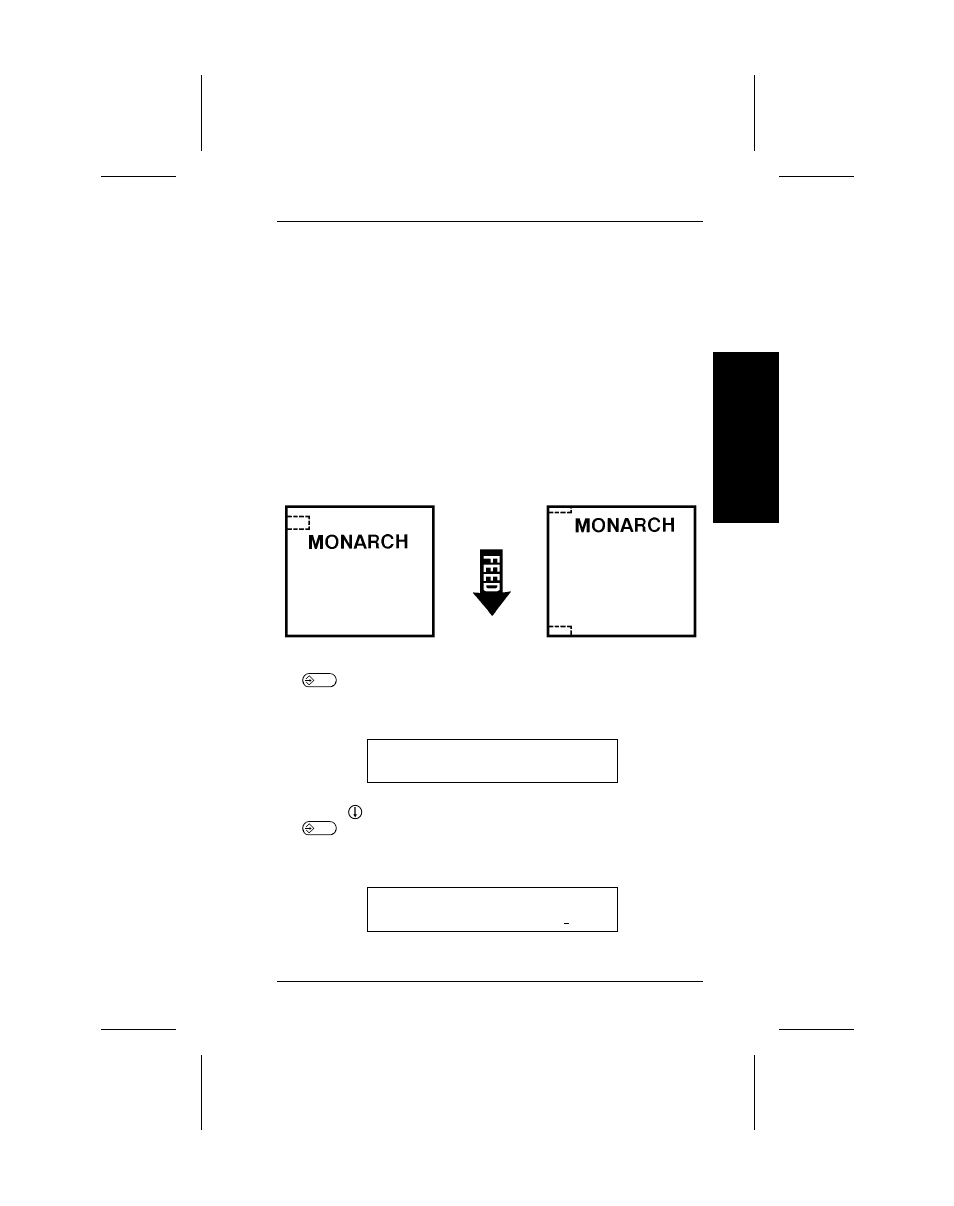 Adjusting the cut position | Paxar 9400 User Manual | Page 47 / 60