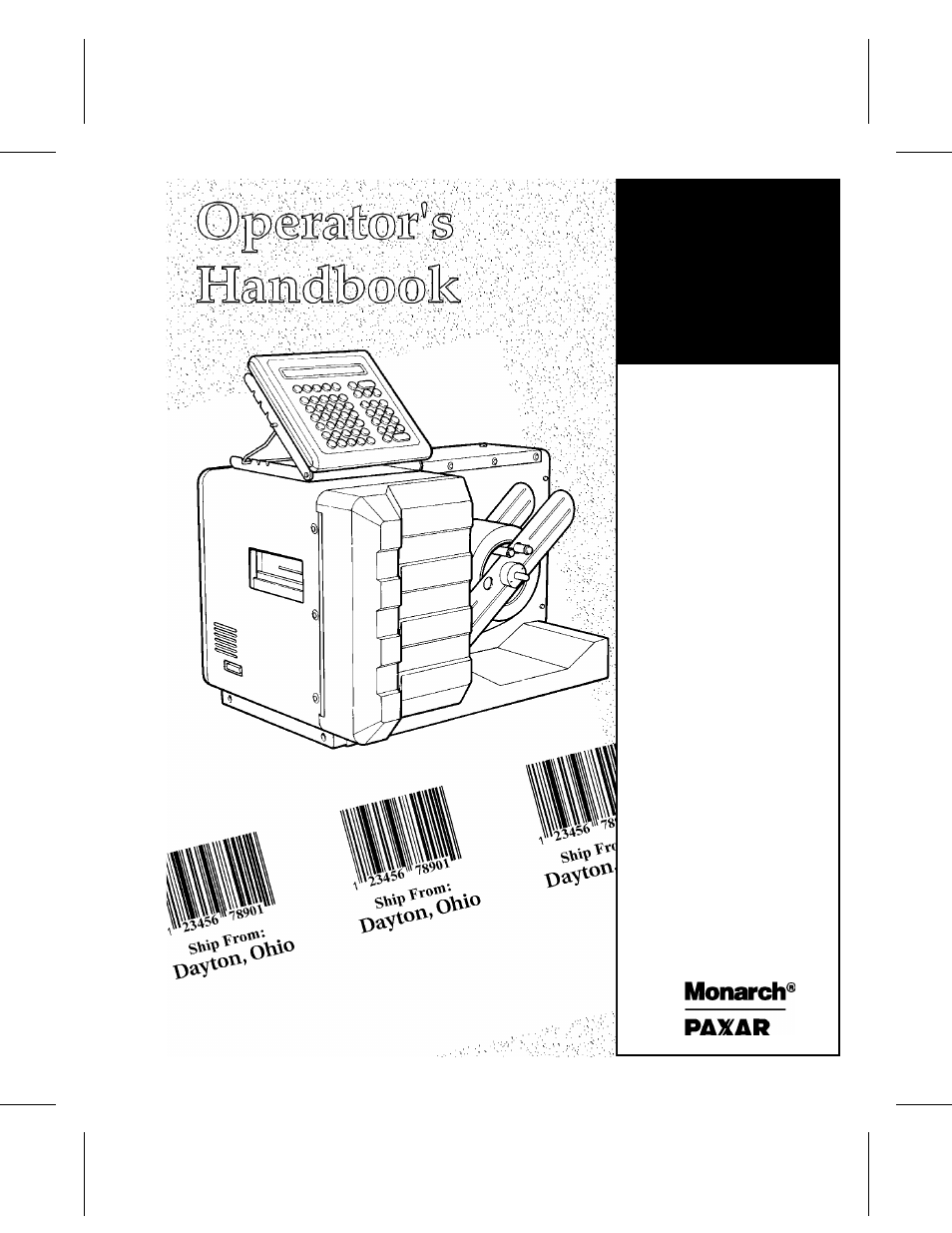Paxar 9474 User Manual | 188 pages