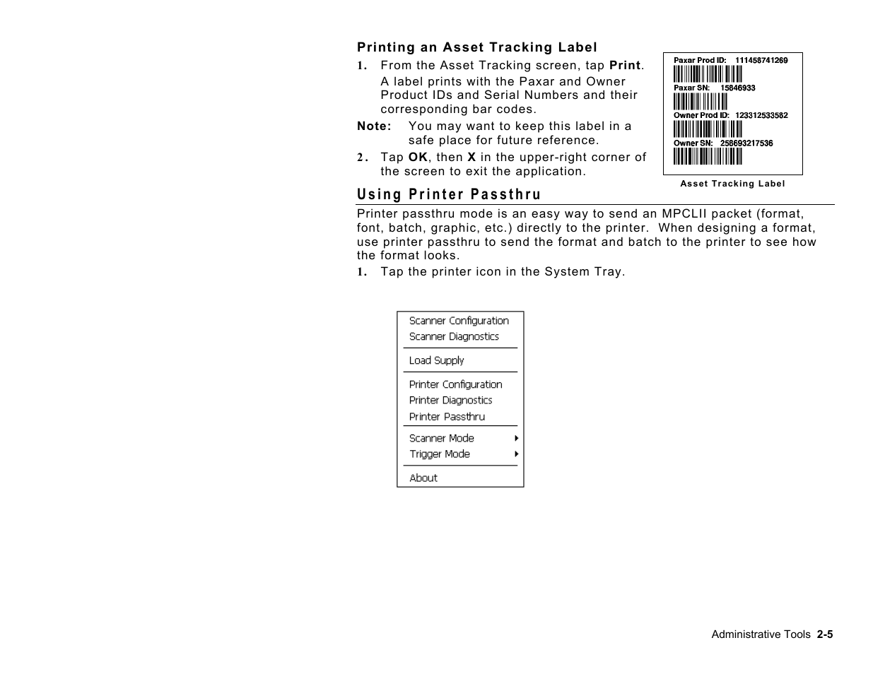 Paxar Monarch TC6039SA User Manual | Page 11 / 64