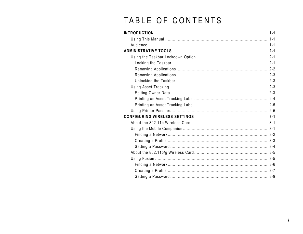 Paxar Monarch TC6039SA User Manual | Page 3 / 64