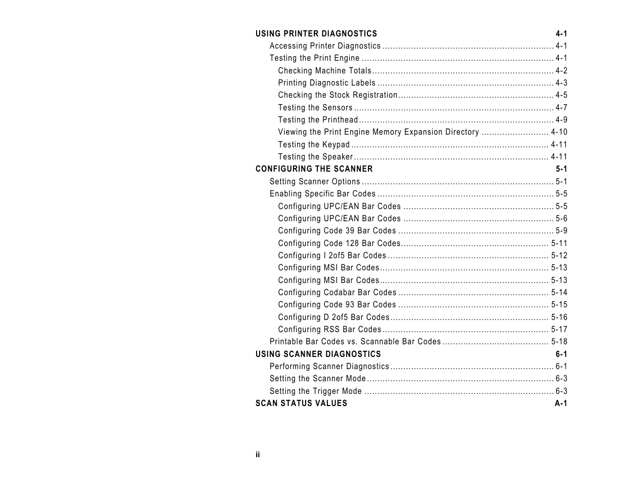 Paxar Monarch TC6039SA User Manual | Page 4 / 64