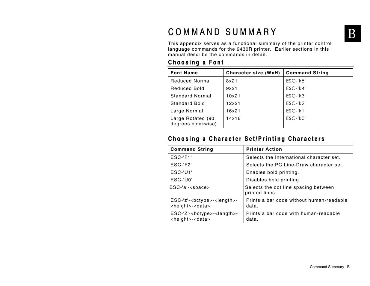 Paxar 9430R User Manual | Page 43 / 52