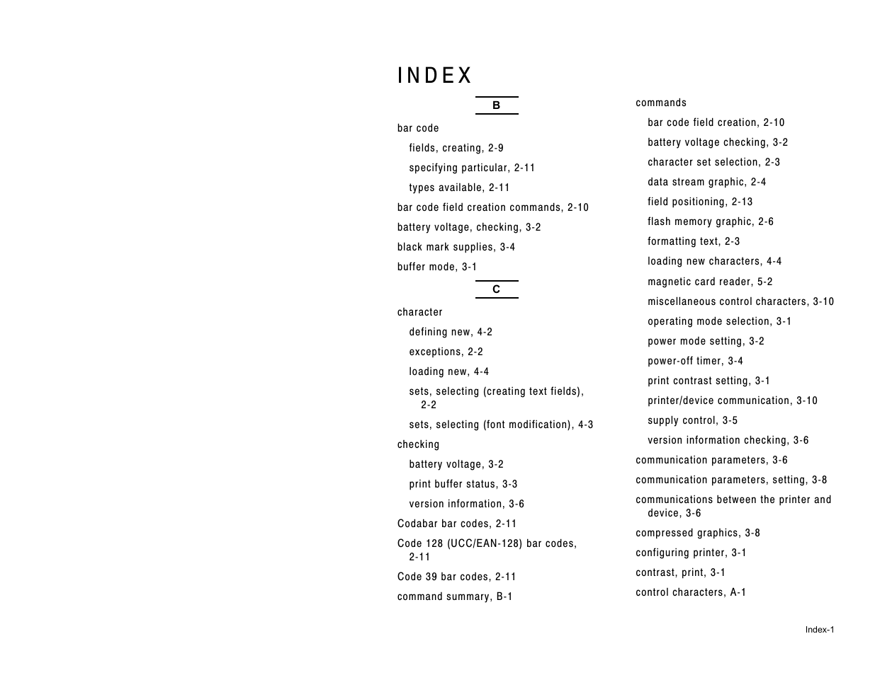 Paxar 9430R User Manual | Page 47 / 52