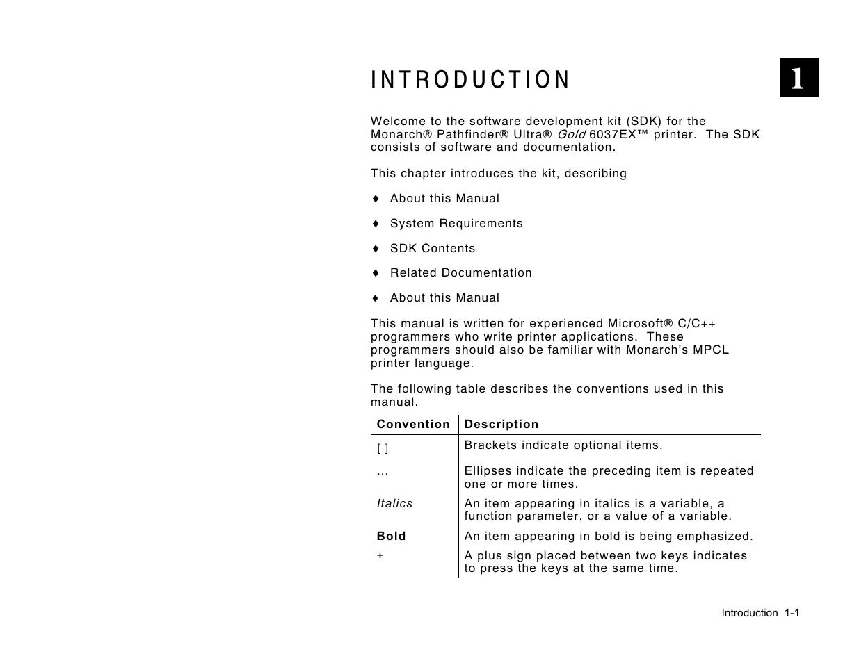 Paxar Gold 6037EX User Manual | Page 11 / 230