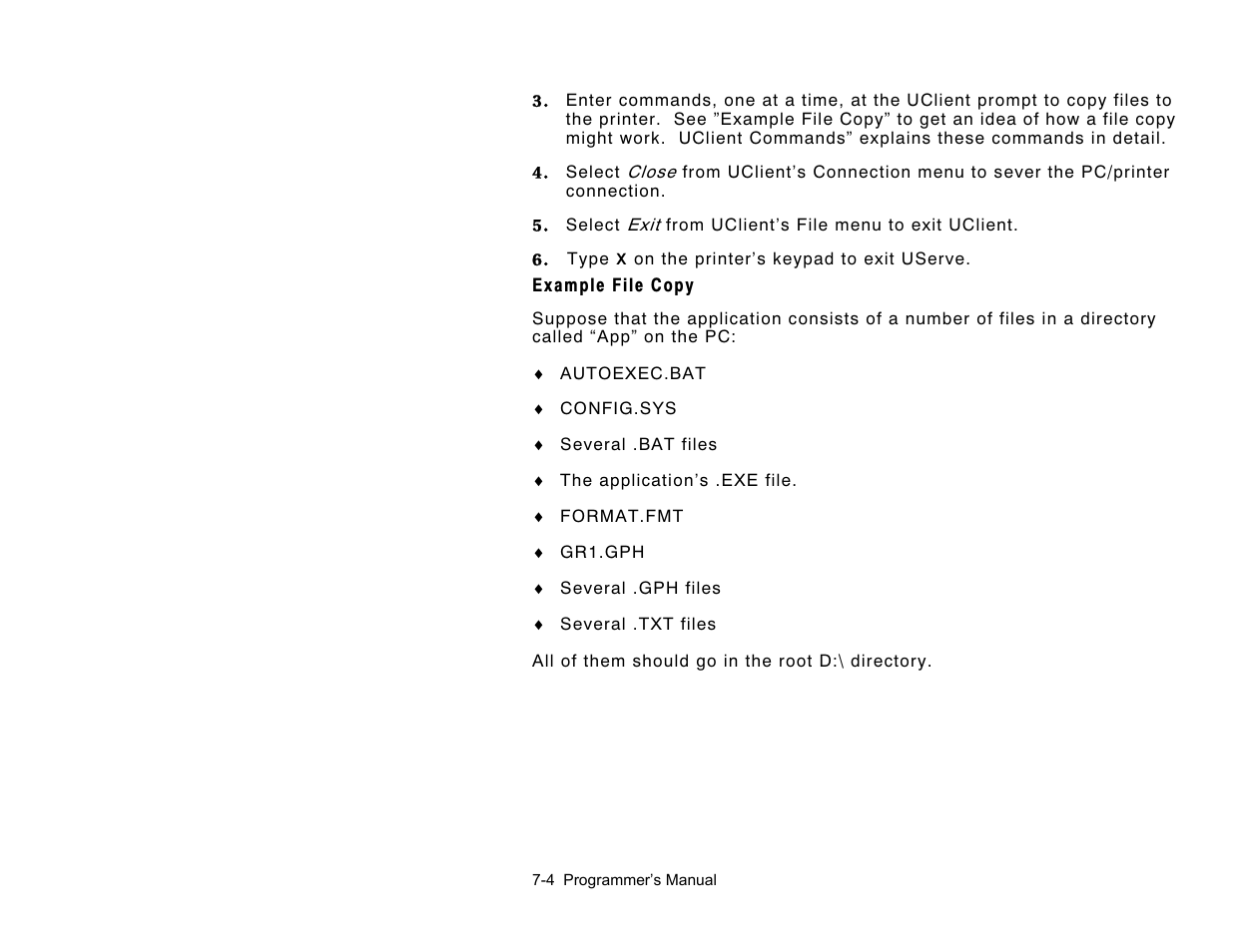 Paxar Gold 6037EX User Manual | Page 184 / 230