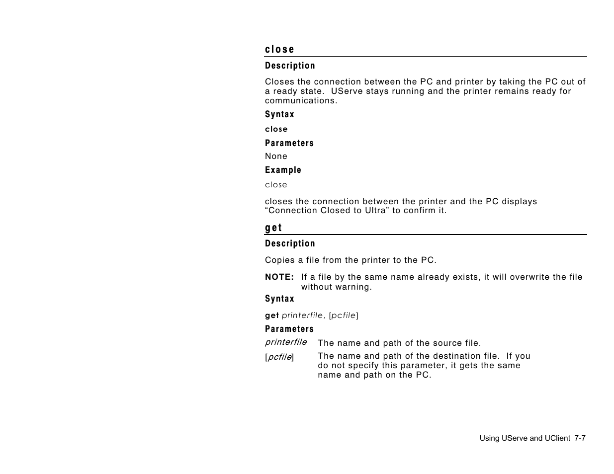 Paxar Gold 6037EX User Manual | Page 187 / 230