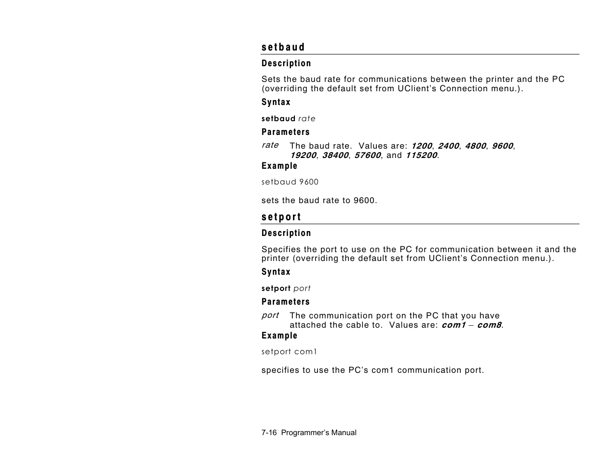 Paxar Gold 6037EX User Manual | Page 196 / 230