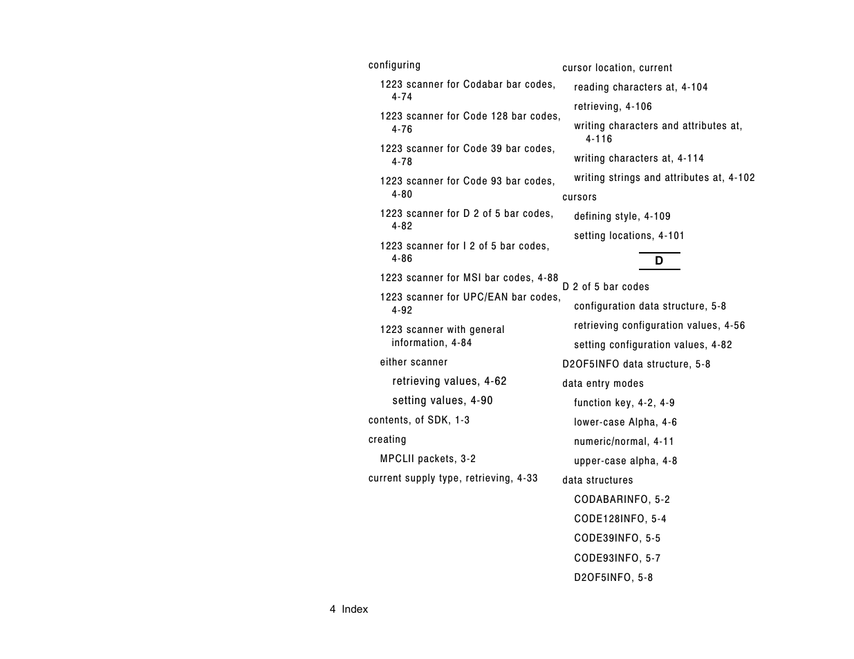 Paxar Gold 6037EX User Manual | Page 218 / 230
