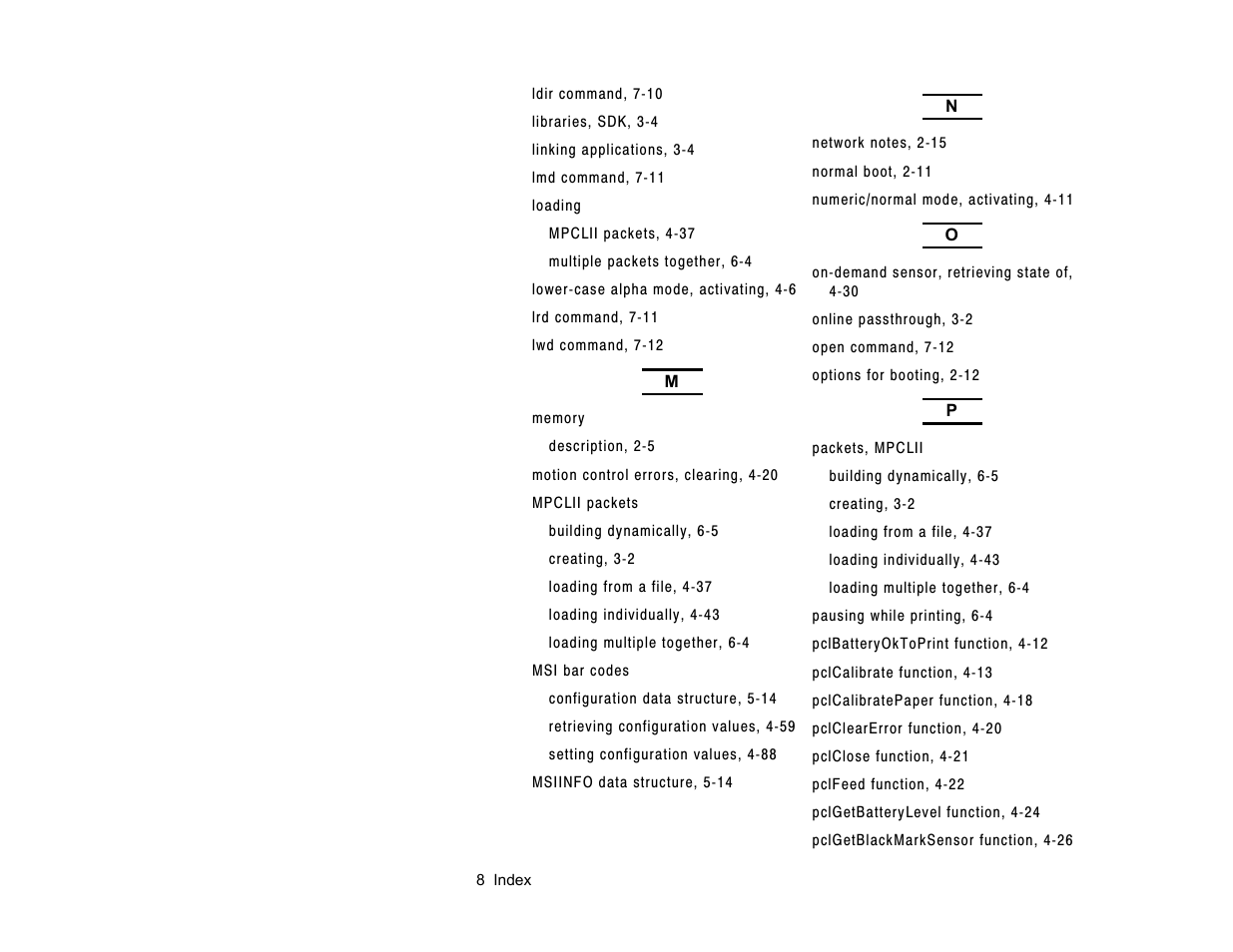 Paxar Gold 6037EX User Manual | Page 222 / 230