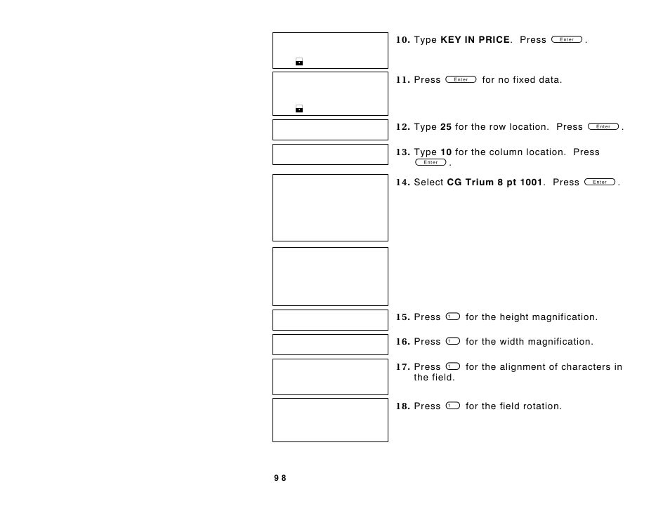 Paxar Monarch DOS-based Pathfinder Ultra System 6035 User Manual | Page 110 / 210