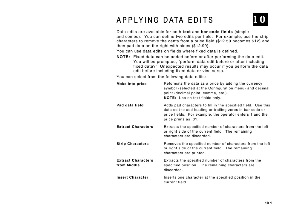 Paxar Monarch DOS-based Pathfinder Ultra System 6035 User Manual | Page 117 / 210