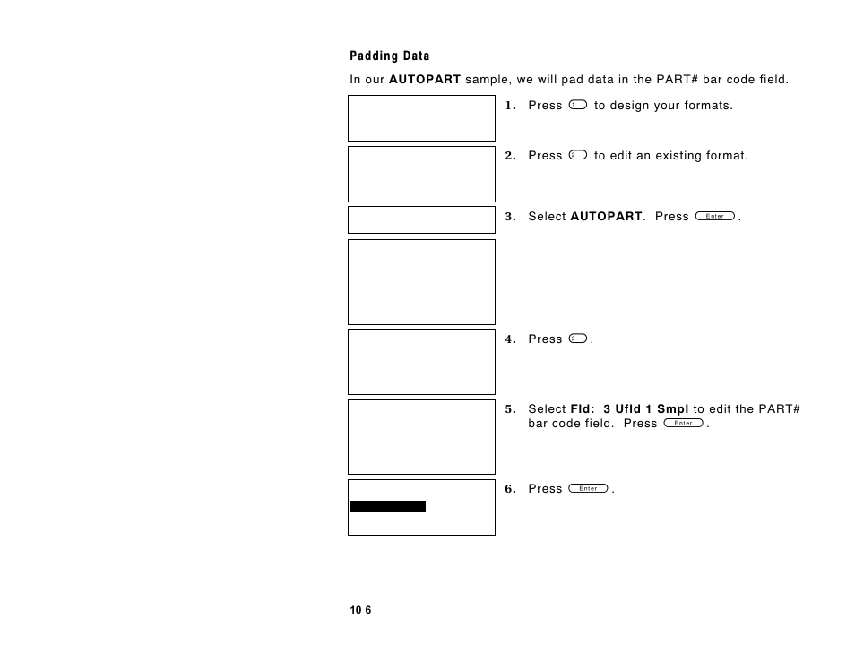 Paxar Monarch DOS-based Pathfinder Ultra System 6035 User Manual | Page 122 / 210