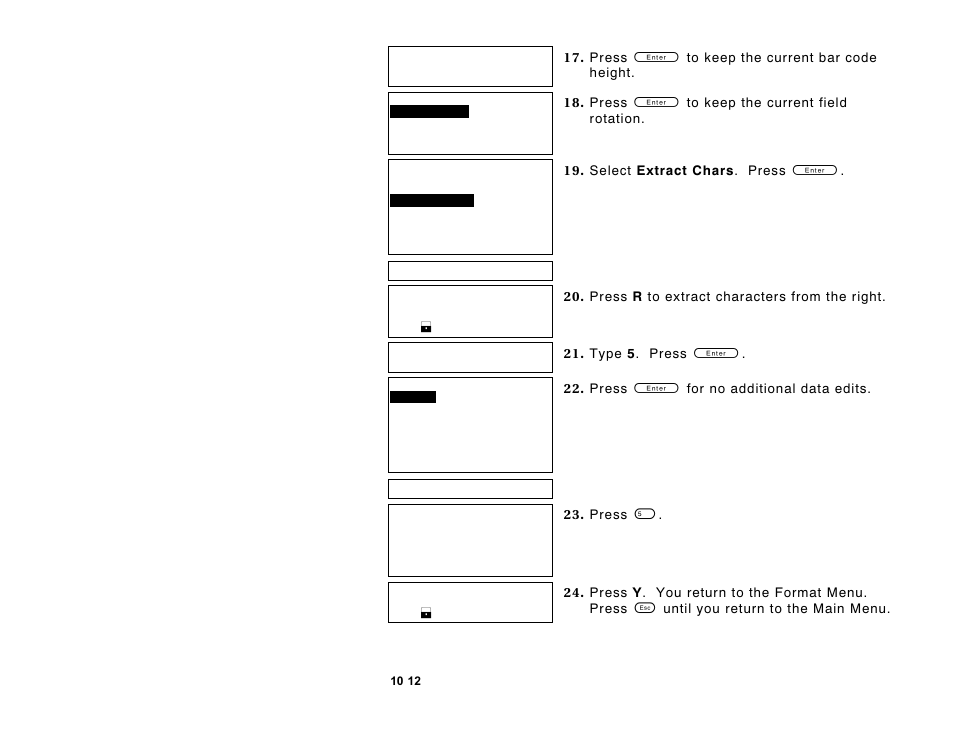 Paxar Monarch DOS-based Pathfinder Ultra System 6035 User Manual | Page 128 / 210