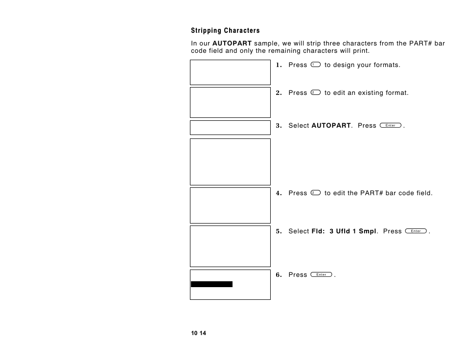 Paxar Monarch DOS-based Pathfinder Ultra System 6035 User Manual | Page 130 / 210