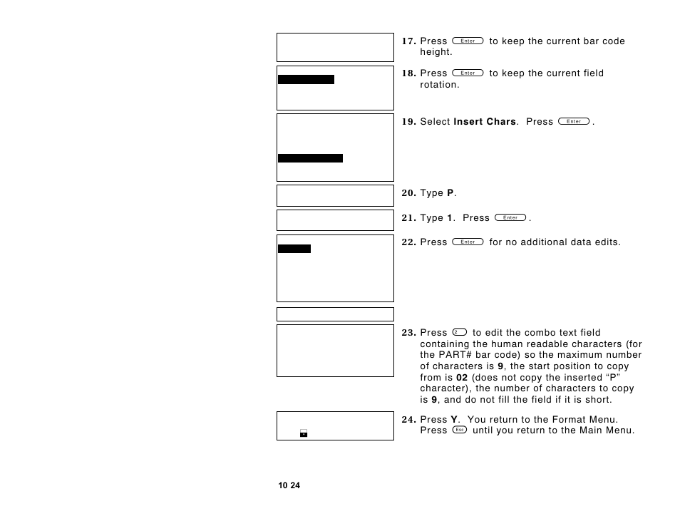 Paxar Monarch DOS-based Pathfinder Ultra System 6035 User Manual | Page 140 / 210