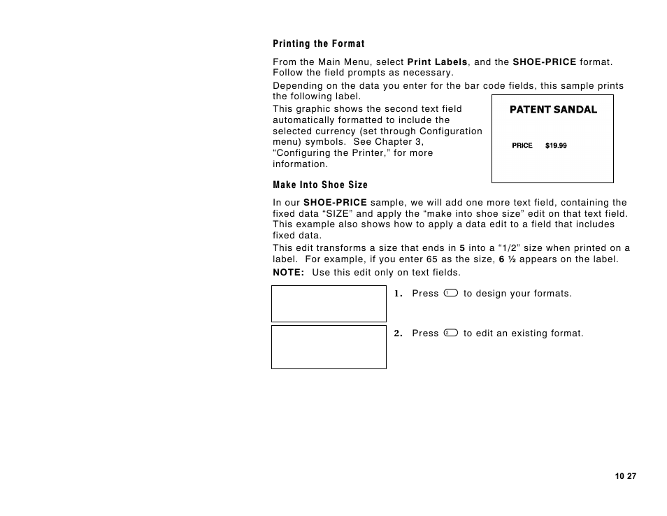 Paxar Monarch DOS-based Pathfinder Ultra System 6035 User Manual | Page 143 / 210