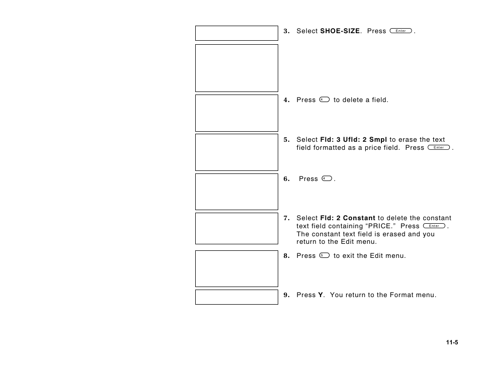 Paxar Monarch DOS-based Pathfinder Ultra System 6035 User Manual | Page 153 / 210