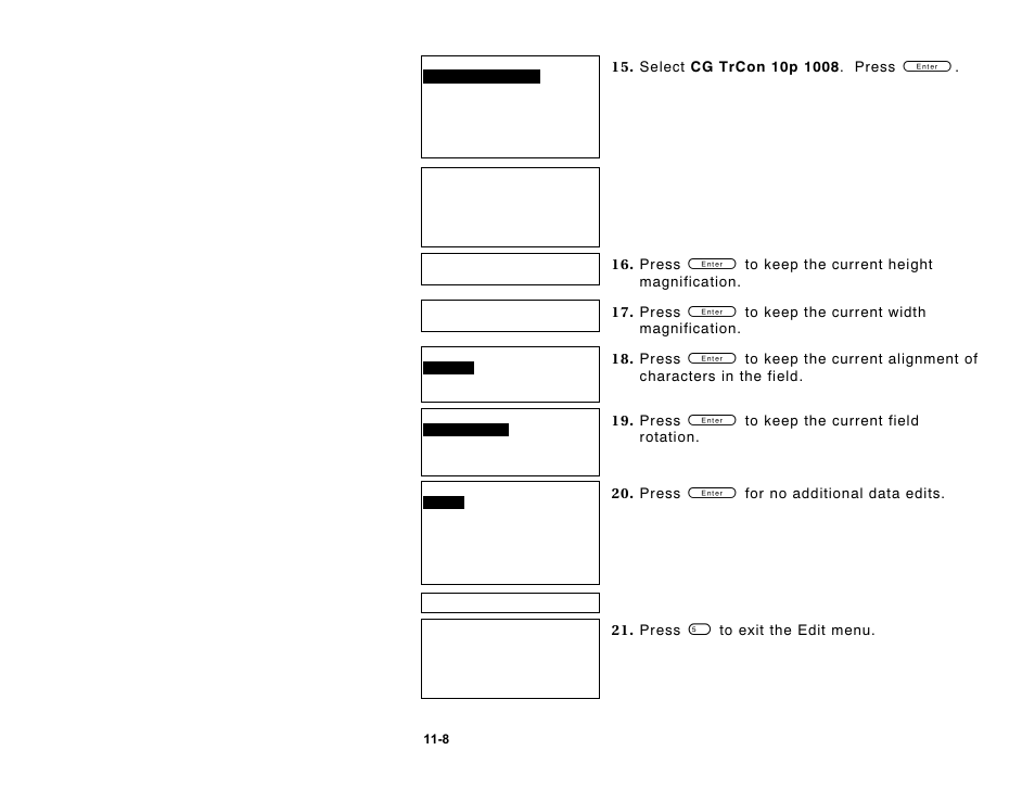 Paxar Monarch DOS-based Pathfinder Ultra System 6035 User Manual | Page 156 / 210