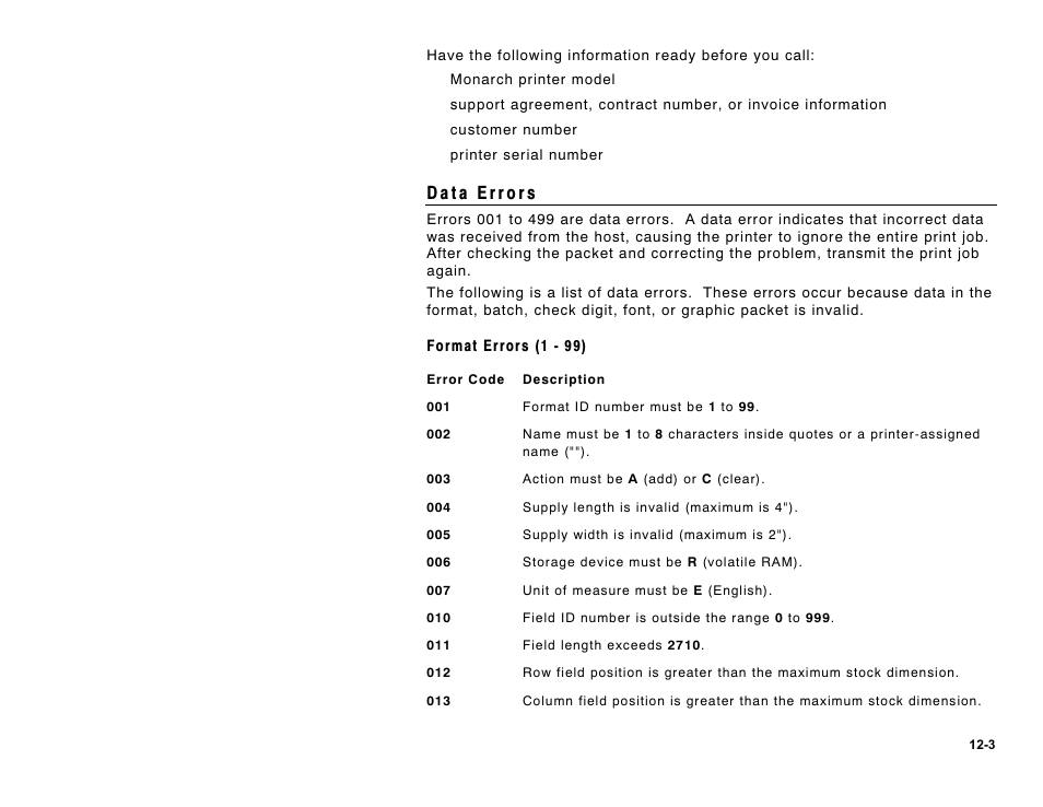 Paxar Monarch DOS-based Pathfinder Ultra System 6035 User Manual | Page 165 / 210