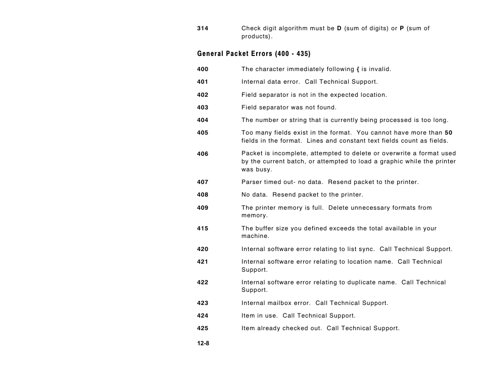 Paxar Monarch DOS-based Pathfinder Ultra System 6035 User Manual | Page 170 / 210