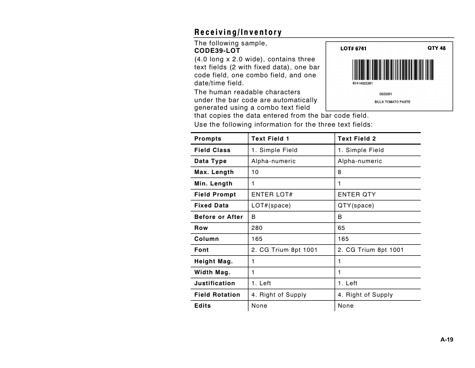 Paxar Monarch DOS-based Pathfinder Ultra System 6035 User Manual | Page 193 / 210