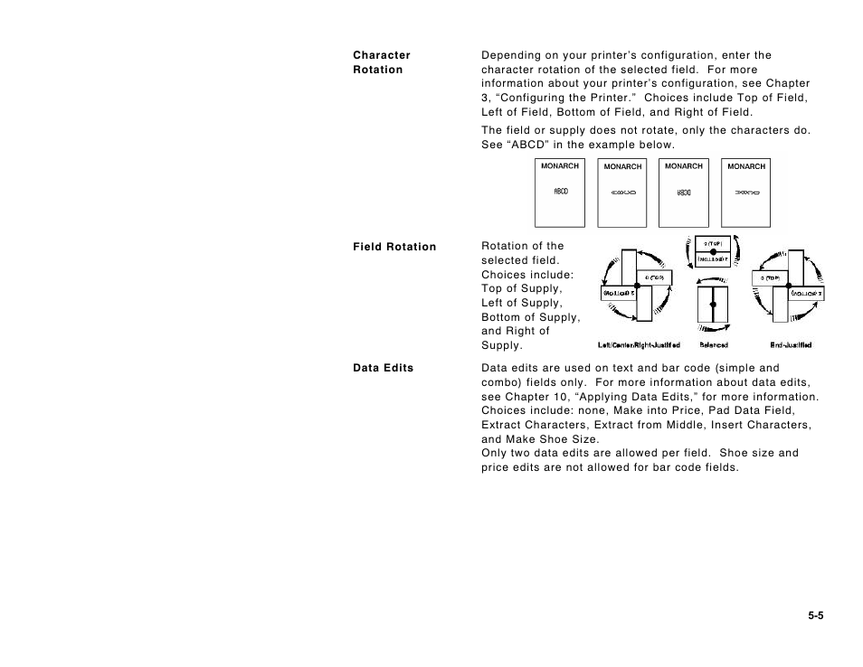 Paxar Monarch DOS-based Pathfinder Ultra System 6035 User Manual | Page 45 / 210