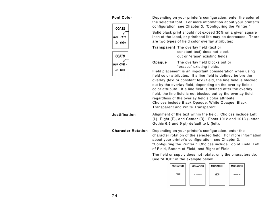 Paxar Monarch DOS-based Pathfinder Ultra System 6035 User Manual | Page 90 / 210