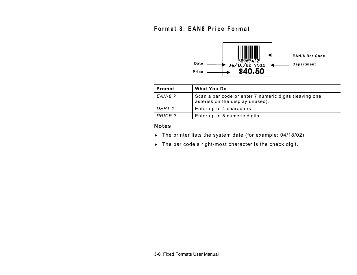 Paxar Monarch Pathfinder Ultra Silver User Manual | Page 22 / 26