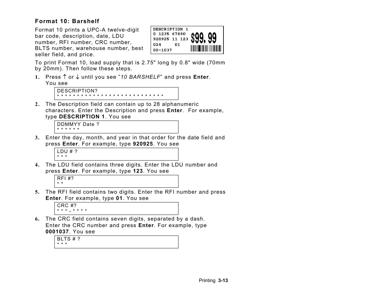 Paxar Monarch AAFES User Manual | Page 33 / 42