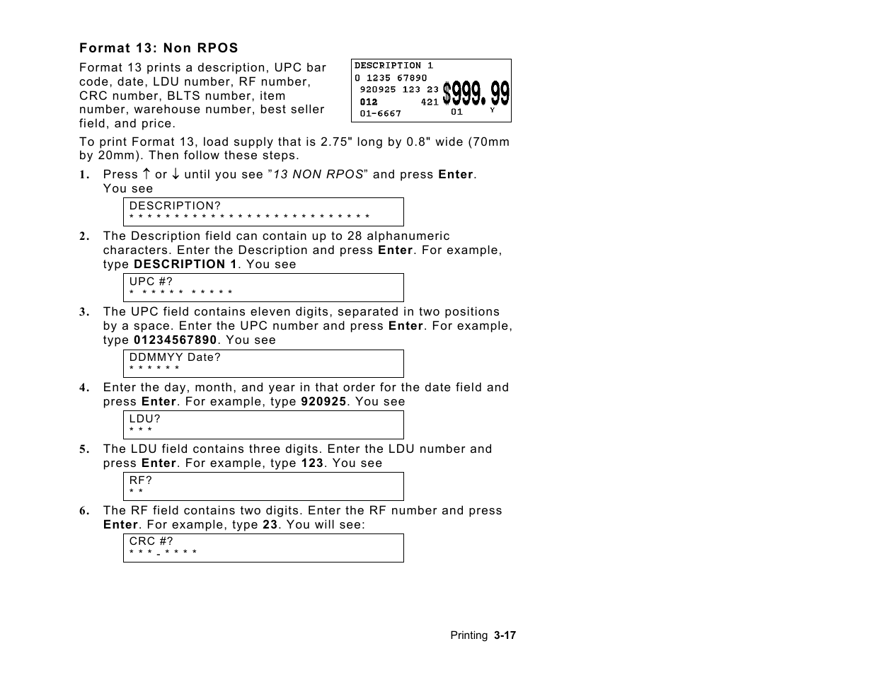 Paxar Monarch AAFES User Manual | Page 37 / 42