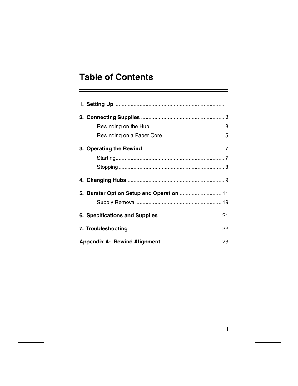 Paxar Rewind Monarch 415 User Manual | Page 3 / 28