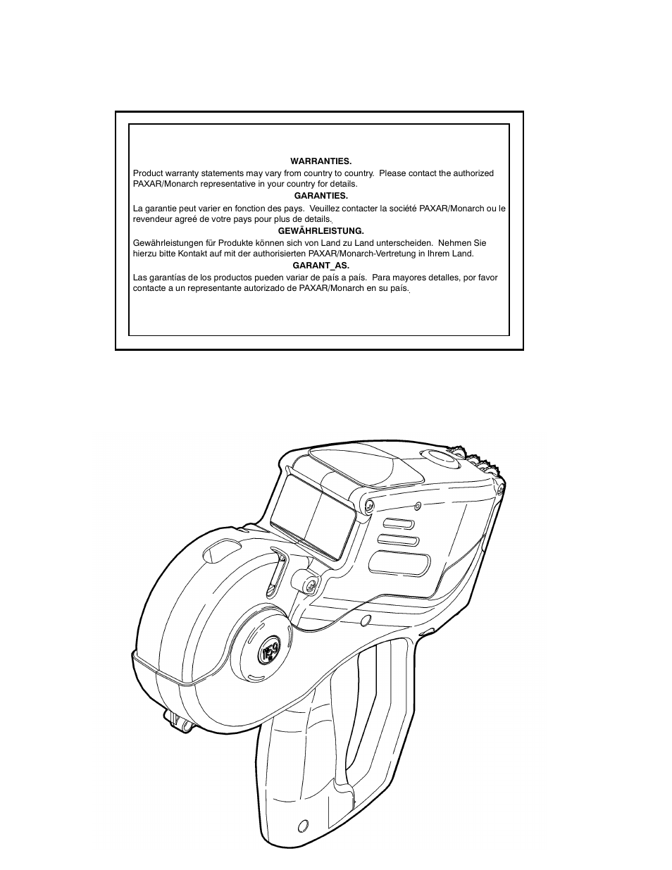 Paxar Labelers 1159 Series User Manual | Page 4 / 4