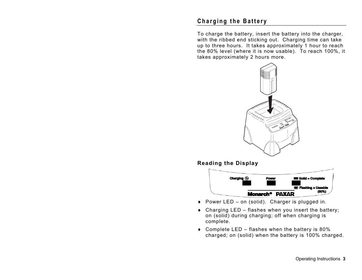 Paxar 9462TM User Manual | Page 3 / 4
