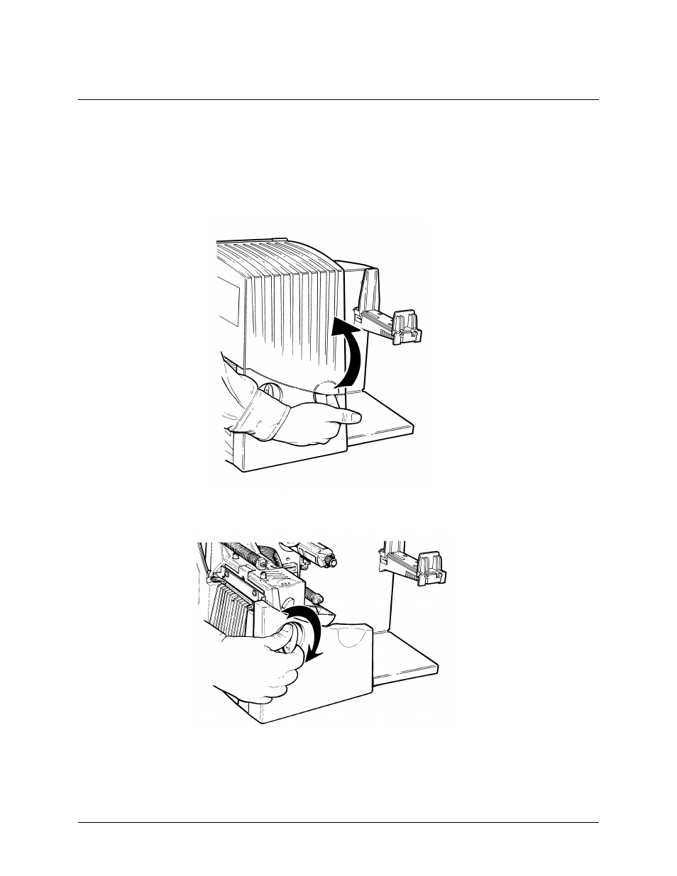 Loading labels | Paxar 9840CL User Manual | Page 14 / 59